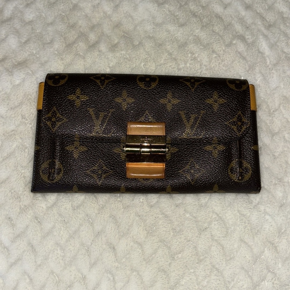 Louis Vuitton Brown Monogram Clutch Wristlet